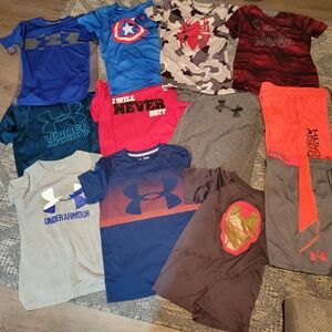 Under Armour Kids Graphic T-Shirt - Red and Blue